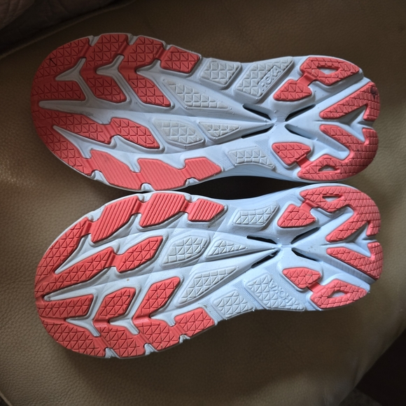 Hoka Pink and Blue Running Shoes - Picture 4 of 4